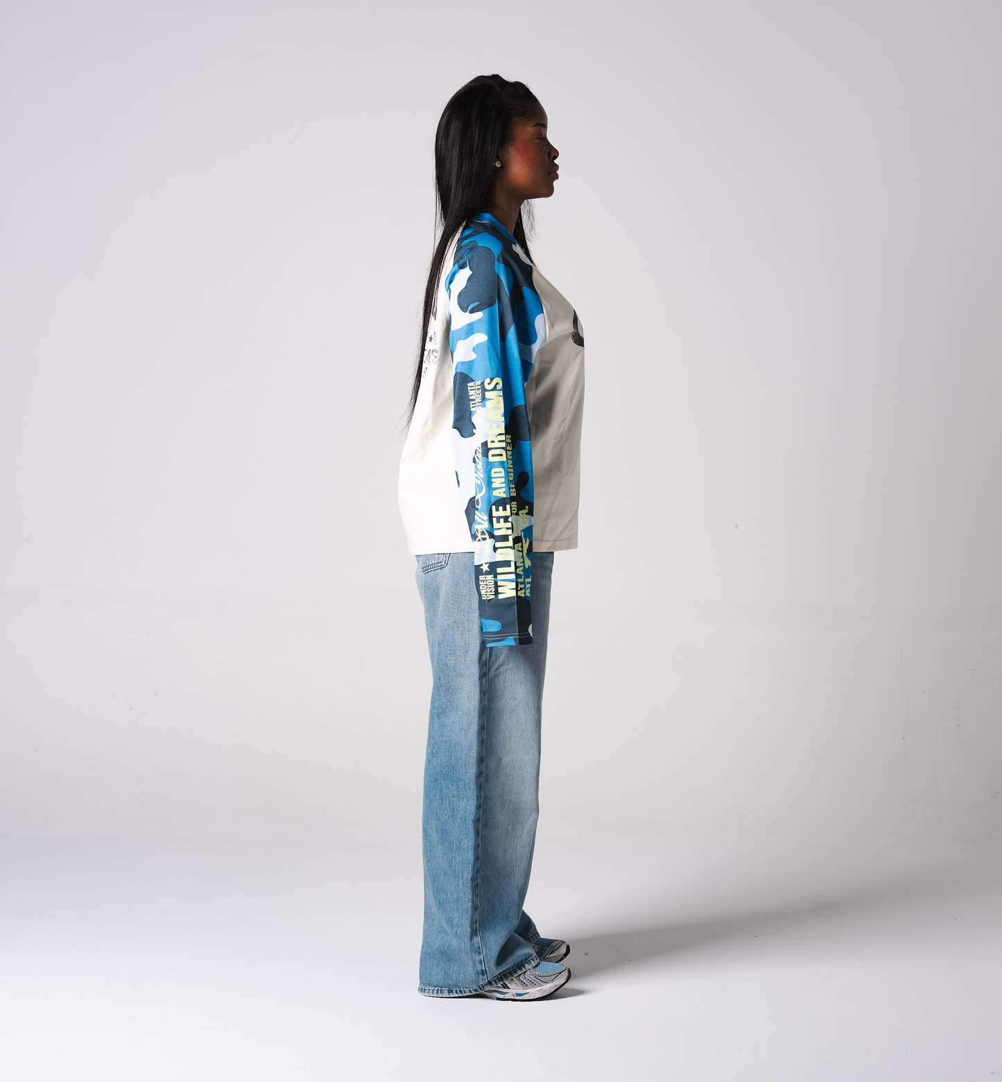 RYCE BLUE CAMO LONGSLEEVE