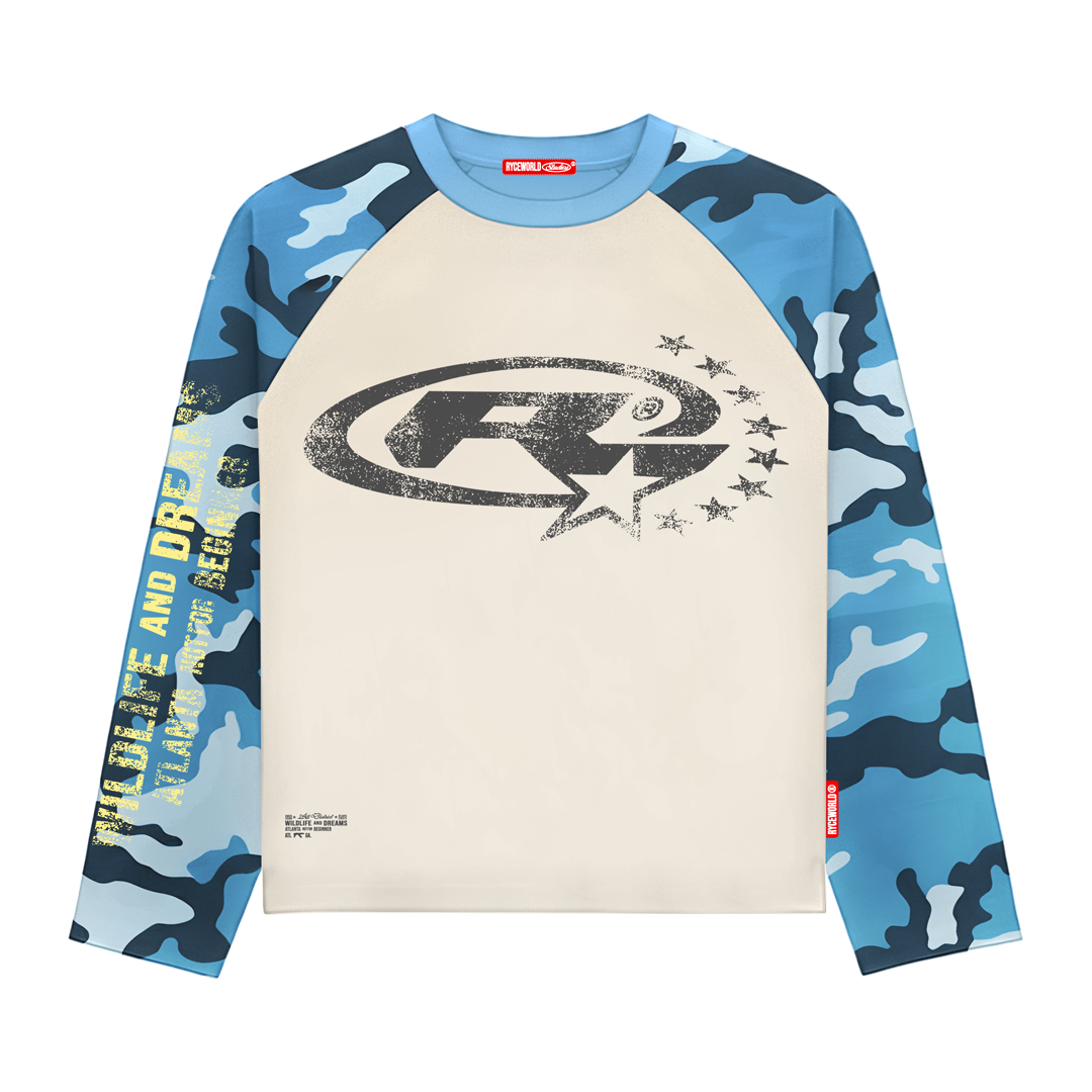 RYCE BLUE CAMO LONGSLEEVE