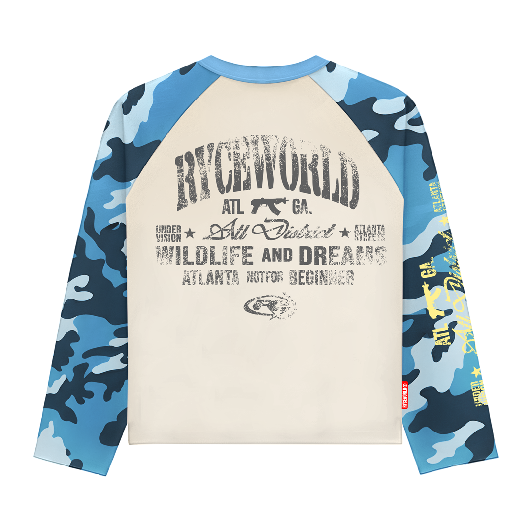 RYCE BLUE CAMO LONGSLEEVE