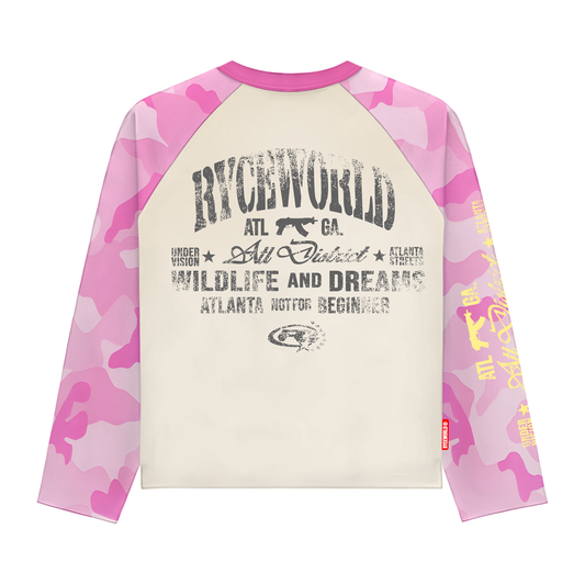 RYCE PINK CAMO LONGSLEEVE
