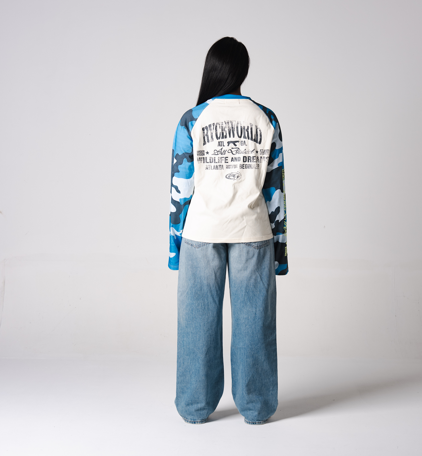 RYCE BLUE CAMO LONGSLEEVE